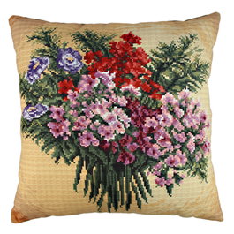 Aberto Design Cojín Multicolor 43 x 43 cm